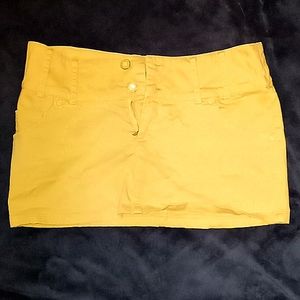 Yellow Mini Skirt